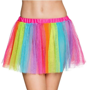 Boland Tüll Rock Gummizug Regenbogen Einhorn