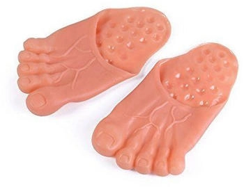 Bristol Novelty Ltd Jumbo-Füße 2er-Packung beige pink