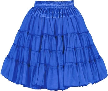 Thetru Collection Petticoat Deluxe blau schwarz 2-lagig