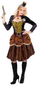 Widmann Kostüm Steampunk Kleid Gürtel Minihut