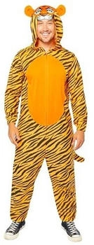 Amscan Tiger Halloween-Kostüm Einteiler orange 9908779