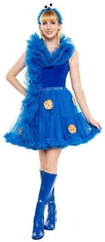 Maskworld Krümelmonster Tutu Kostümset Tüllrock Stola Kulleraugen