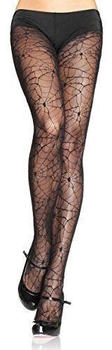 Leg Avenue Strumpfhosen Spinnennetzoptik schwarz Einheitsgröße 9009