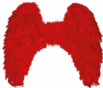 Funny Fashion Engelsflügel x cm rot
