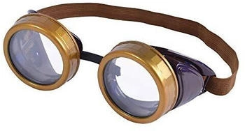 Bristol Novelty Ltd Steampunk-Brille BA248 braun
