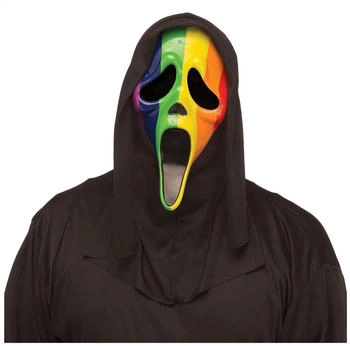 Fun World Verkleidungsmaske Scream Ghostface Pride Maske