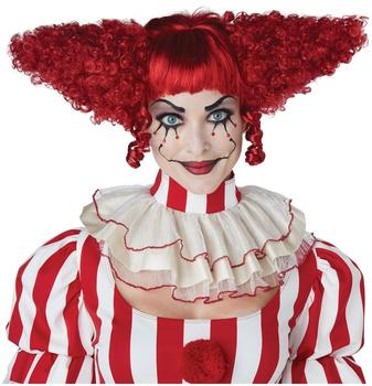 California Costumes Killerclown-Perücke rot