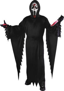 Fun World Blutendes Ghost Face Scream Kostüm deluxe Blutige Maske Einheitsgröße