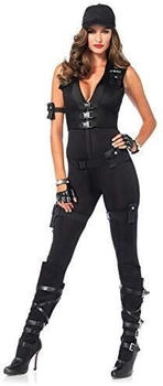 Leg Avenue Deluxe Swat Commander Kostüm schwarz