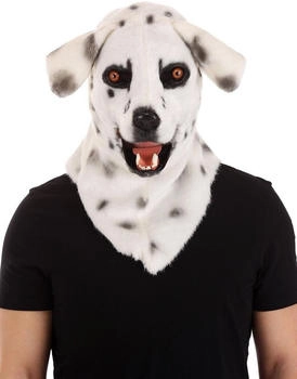Elope Dalmatiner Maske beweglichem Mund Kunstfell