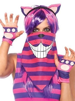 Leg Avenue cheshire cat bandana lila fuchsia