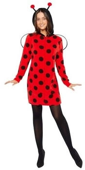 Amscan Fleece-Kleid 'Ladybug' Kapuze und Flügeln 9919083