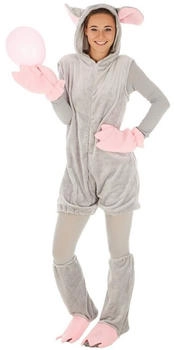 Dress for Fun Kostüm 'Spitzmaus' grau