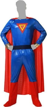 BigBuy Superheld Verkleidung blau