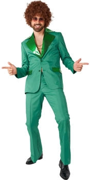 Opposuits Disco Suit grün schwarz Partyanzug