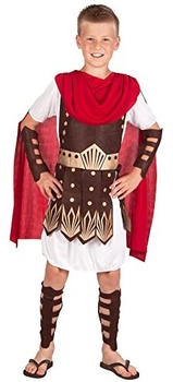 Boland Kinderkostüm Gladiator Tunika Arm- Beinschutz