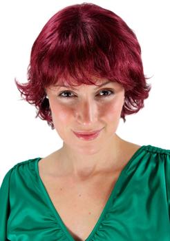 Wig Me Up Kurzhaarperücke fransig aubergine rot 26062-39