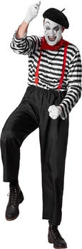Dress for Fun Pantomime Kostüm Clown Harlekin