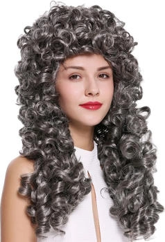 Wig Me Up barock perücke lang gelockt grau