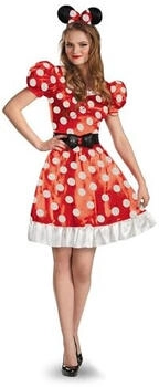 Disguise Minnie Classic Erwachsenenkostüm rot 129419n-