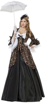 Shoperama Barock Rokoko Damen Kostüm schwarz gold