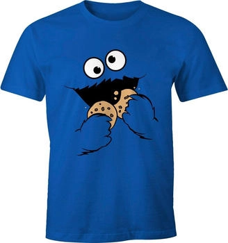 MoonWorks Krümelmonster Keks Kostüm blau
