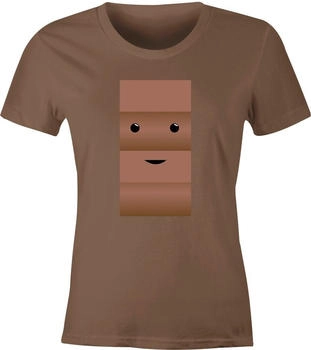 MoonWorks T-Shirt Milch und Schokolade