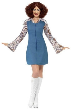 Maskworld Metamorph 70er Disco Darling Kostüm blau