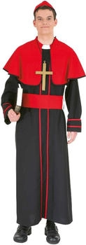 Narrenkiste Bischof schwarz rot Kostüm O7022