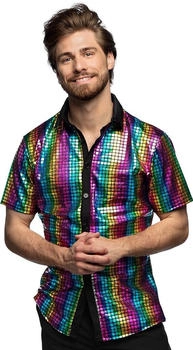Boland buntes disco hemd shirt disco diamond