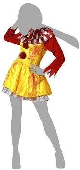 Atosa Clown Kostüm gelb