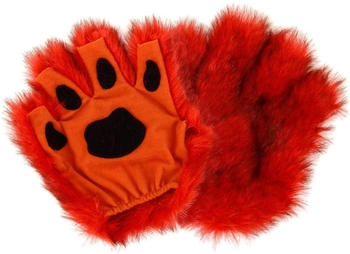 Elope tatzen fellhandschuhe orange