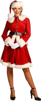 Thetru Collection Vintage Weihnachtsfrau Kostüm rot