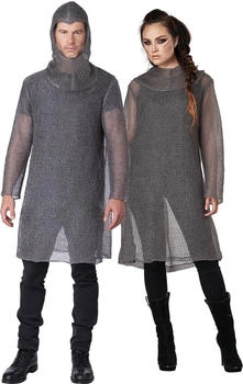 California Costumes Kettenhemd Ritter-Kostüm silber
