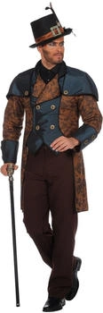 Shoperama Anzug Braun Blau Gehrock Hose