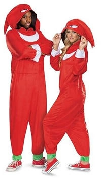 Disguise Sonic Knuckles Kostüm Kapuzenoverall