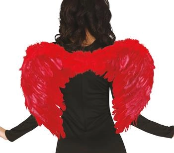 Fiestas Guirca Weihnachtsengel Flügel Accessoire rosa rot