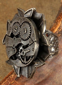 Elope steampunk-uhrwerk-ring antik