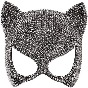 Widmann Katze Halbmaske Accessoire für Kostüm 29001