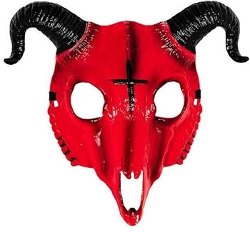 Widmann Party Fashion 28552 Maske rot