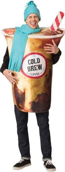 Rasta Imposta Cold Brew Kaffee Kostüm (GC6581) braun