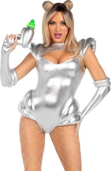 Leg Avenue Cosmic Cutie 2-teiliges Set silber