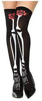 Atosa Strumpfhose (33729) schwarz mit rosa