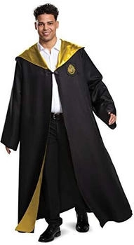 Disguise Hogwarts Robe Deluxe Erwachsenen-Kostümzubehör (107829C) schwarz & gold