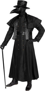 Thetru Collection Pestdoktor - Vampir Halloween Kostüm schwarz