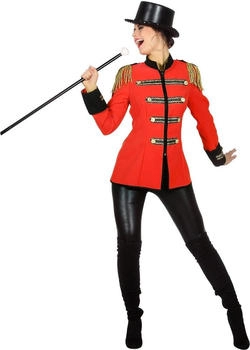 Maskworld Zirkusdirektorin Jacke (4236-B) rot