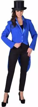 Narrenkiste Party Theater Frack Cabaret mit Futter (M212127-14) kobalt-blau