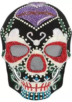 Boland Day of the Dead Gesichtsmaske (72395) multicolor