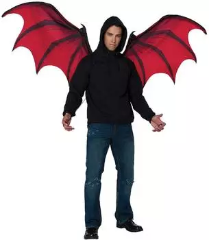 California Costumes Moving Wings Bad Harvest Scarecrow rot/schwarz