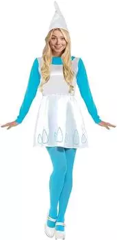 Maskworld Schlumpfine Kostüm türkis